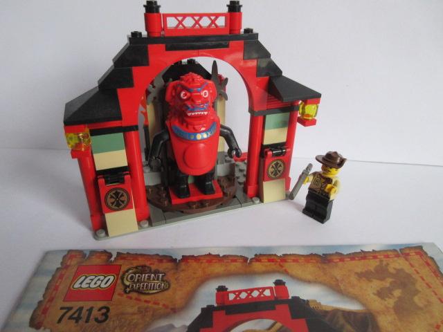 7413 Adventures, Passage of jun-chi met bouwtekening, Ophalen of Verzenden, Zo goed als nieuw, Complete set, Lego