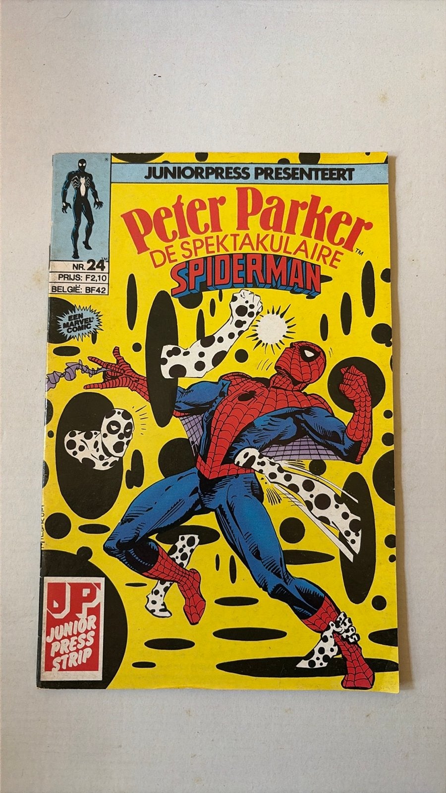 Peter Parker De Spektakulaire Spiderman Nr. 24 Juniorpress, Eén stripboek, Ophalen of Verzenden, Gelezen