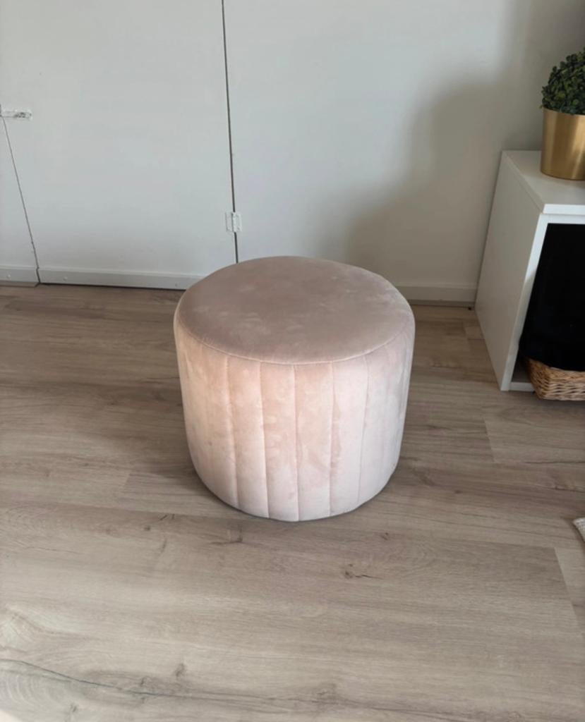 poef CASA, Verzenden, Zo goed als nieuw, Rond, Minder dan 50 cm