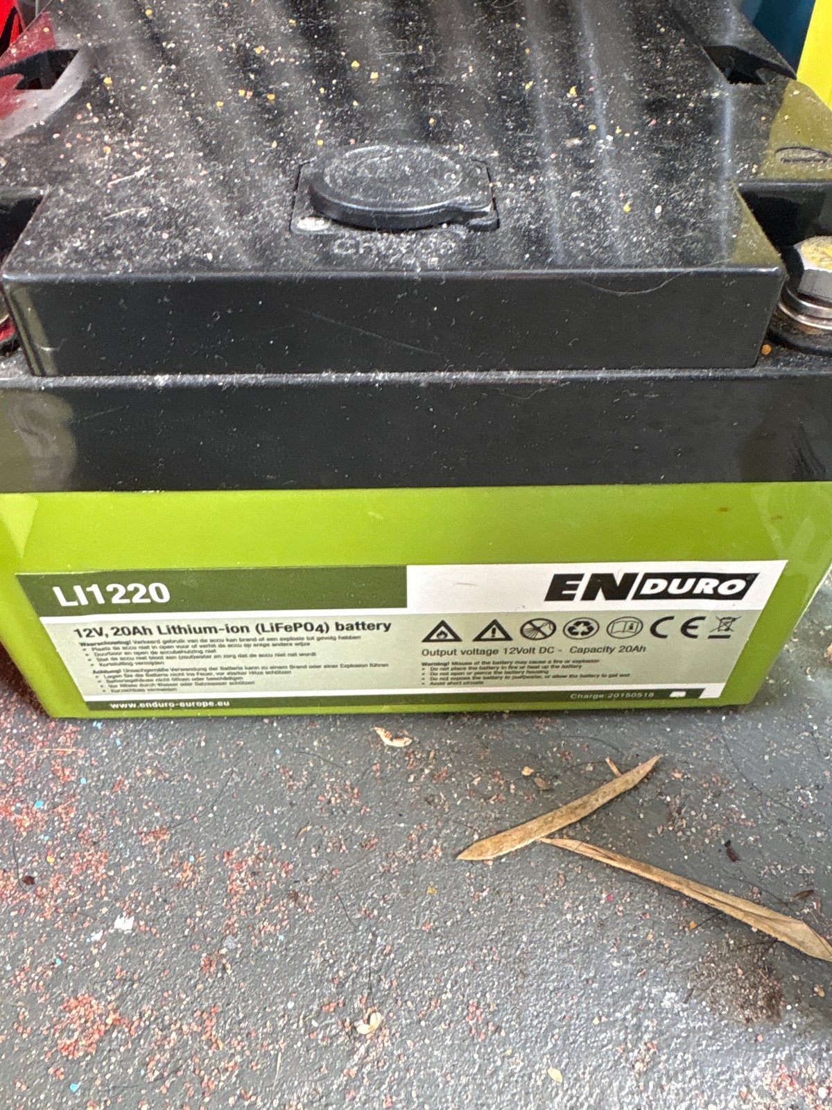 Enduro LI1220 Lithium-ion accu (20Ah) - beperkte capaciteit, Ophalen, Gebruikt