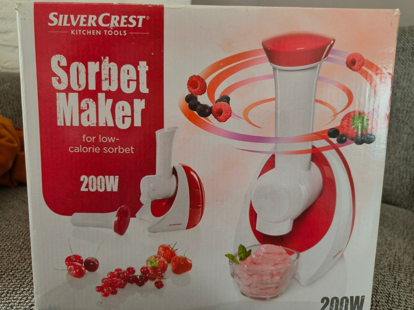 SilverCrest Sorbet Maker 200W - Zo goed als nieuw, Ophalen of Verzenden
