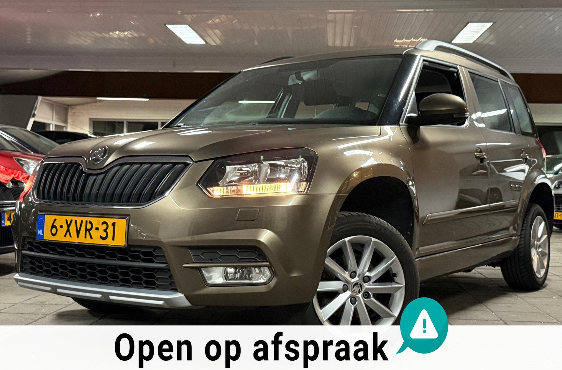 Skoda Yeti 1.2 TSI Ambition|NweAPK|Automaat|CruiseContrl|Air, Auto's, Euro 5, Stof, Gebruikt, Zwart