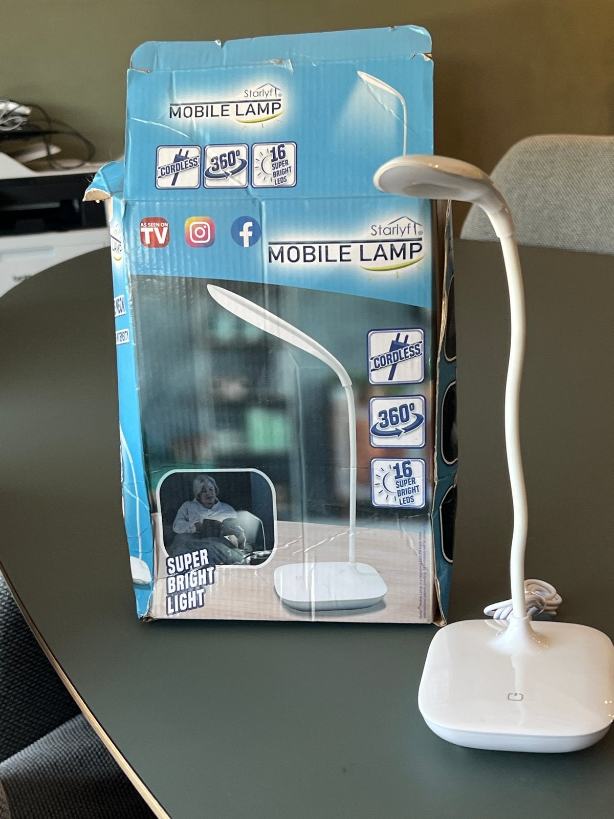 Starlyf Mobile Lamp - Draadloze LED Bureaulamp, Overige merken, Ophalen of Verzenden, Zo goed als nieuw, Draadloos