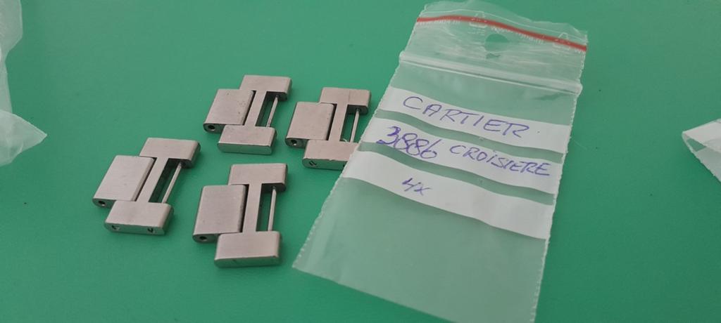 Cartier Croisière band links, Cartier, Genève,  Swiss, Gebruikt, Nvt, Verzenden