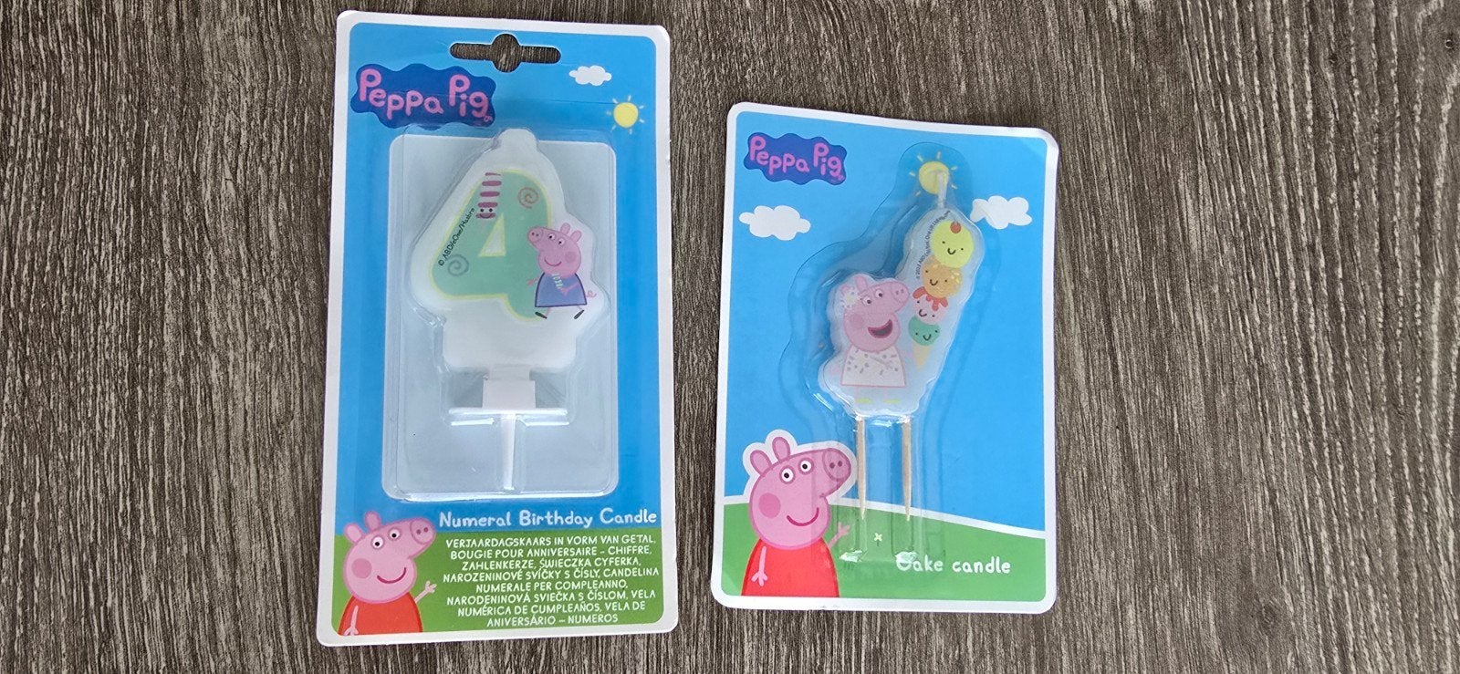 Peppa Pig kaarsjes, Ophalen of Verzenden, Nieuw