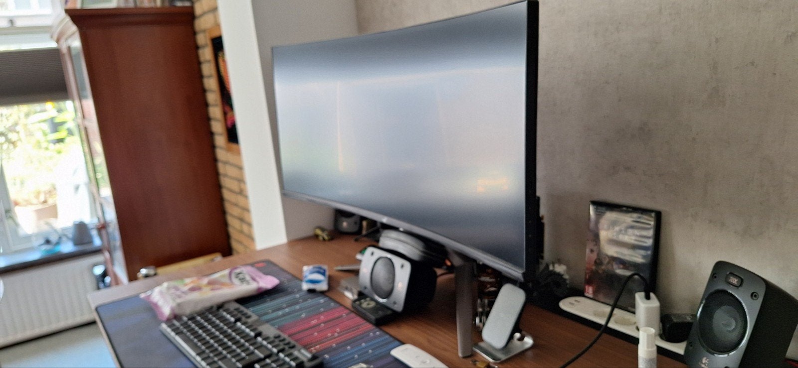 Asus ROG Swift PG349Q 34" Ultrawide Monitor 120Hz G-Sync, Computers en Software, Monitoren, IPS, Ultrawide, 101 t/m 150 Hz, Zo goed als nieuw