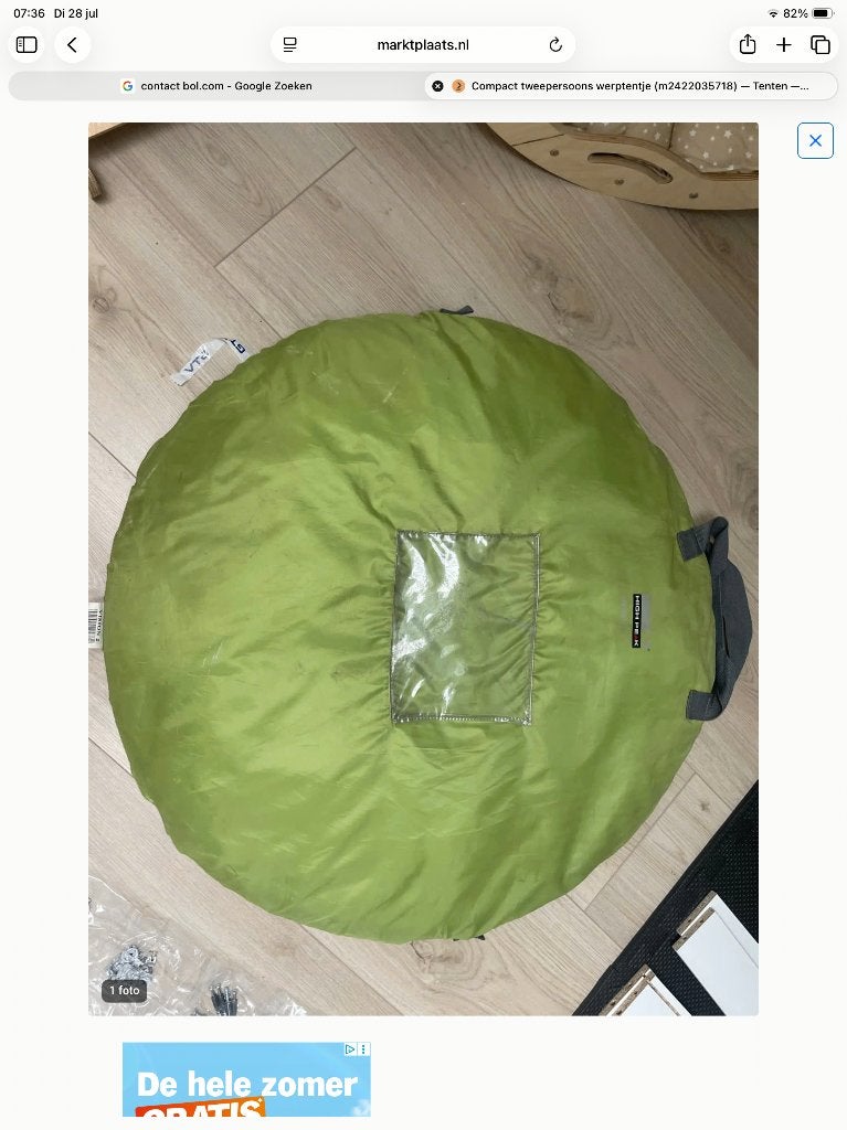 Festival tentje, Ophalen of Verzenden, Tot en met 2