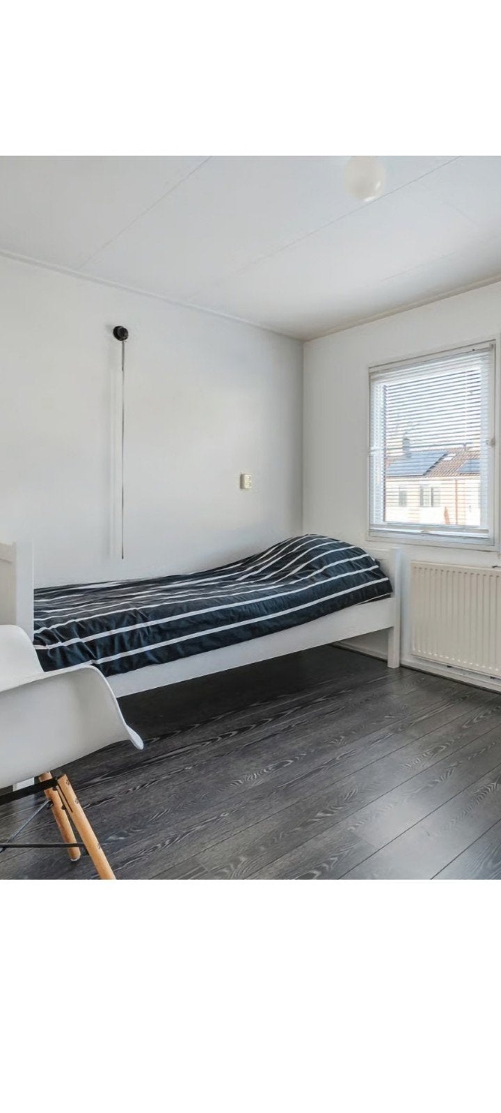Mooi eenpersoonsbed 90x200cm met matras, ZGAN, Ophalen, 90 cm, Eenpersoons, Wit