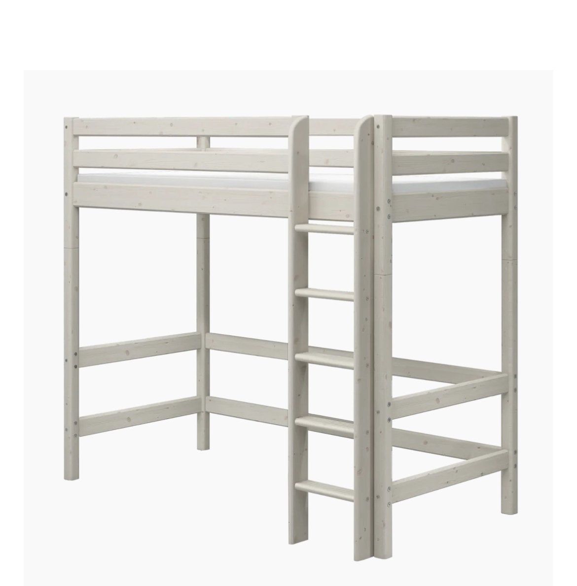 Flexa grenen hoogslaper classic / hoogte 184 cm, Ophalen, Gebruikt, Eenpersoons, 180 tot 200 cm