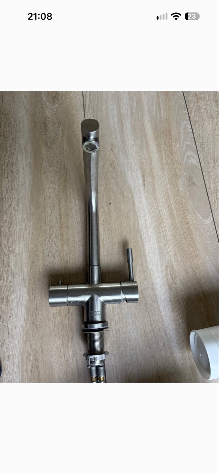 Franke kraan met filter - Goede staat, Zilver, Ophalen of Verzenden, Zo goed als nieuw, Metaal