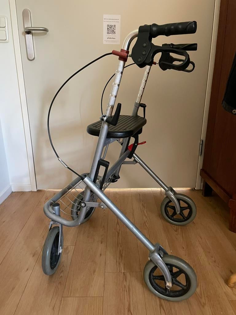 Rollator met dienblad MOET WEG!, Diversen, Rollators, Ophalen, Gebruikt