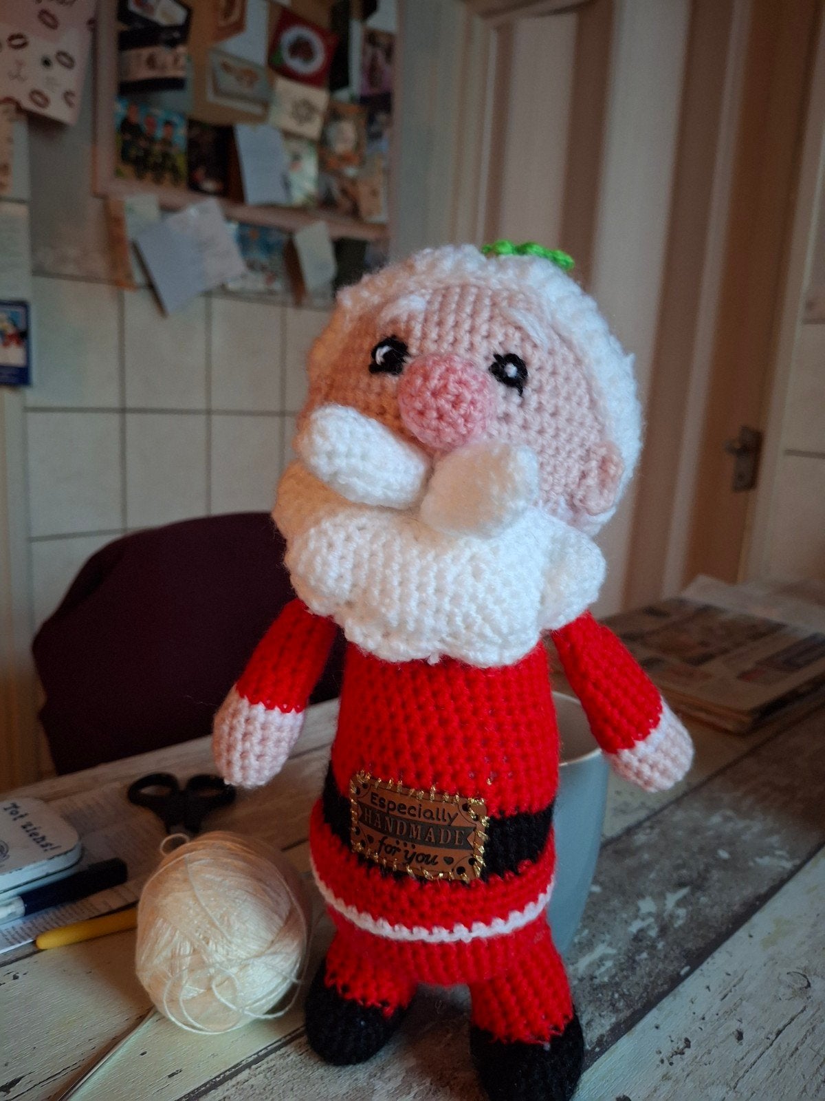 handgehaakte kerst man nieuw, Diversen, Ophalen of Verzenden