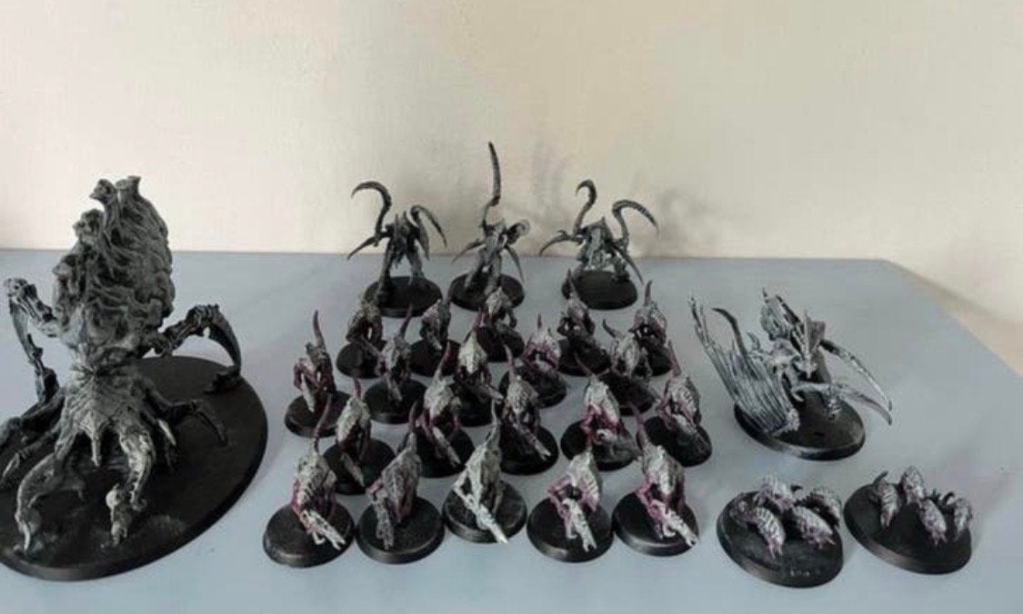 Warhammer 40K Tyranids Starter Set - Geprimed & Gebouwd, Ophalen of Verzenden, Gebruikt, Warhammer 40000, Figuurtje(s)