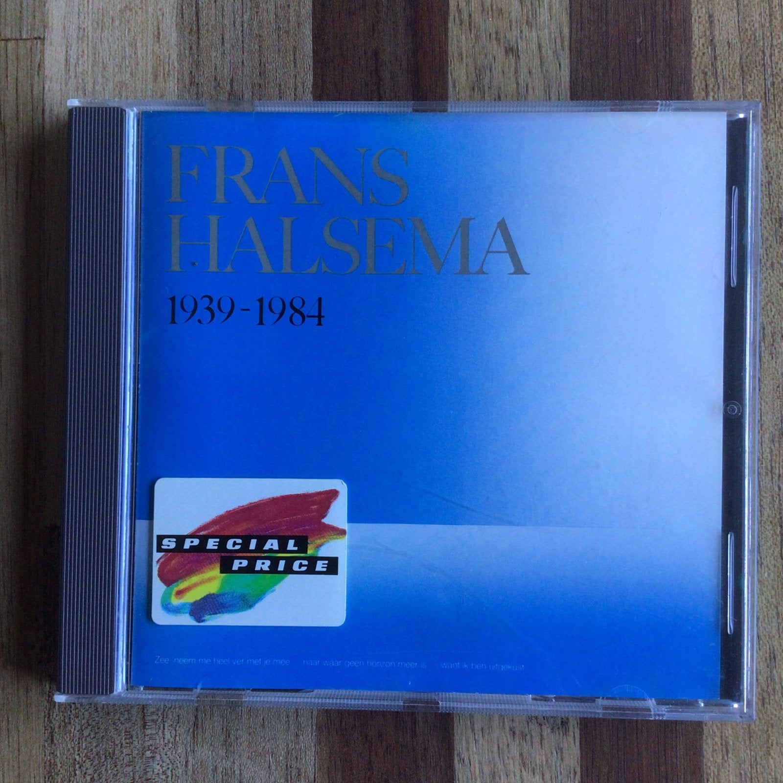 Frans Halsema - 1939-1984, Cd's en Dvd's, Cd's | Nederlandstalig, Ophalen of Verzenden, Zo goed als nieuw, Levenslied of Smartlap