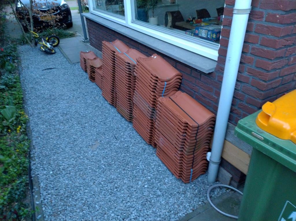 Monier dakpannen de Nieuwe Hollander V, Ophalen, Steen of Klei, Nieuw, 5 tot 10 m²