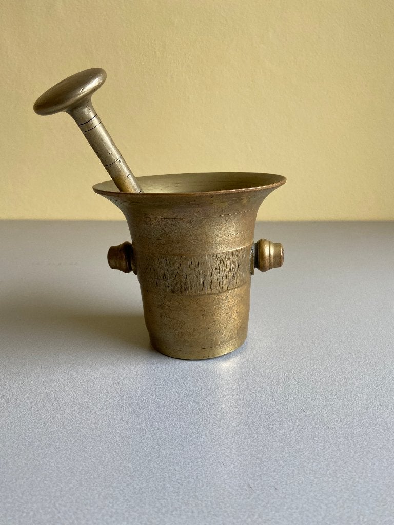 Koperen vijzel met stamper, Ophalen, Koper