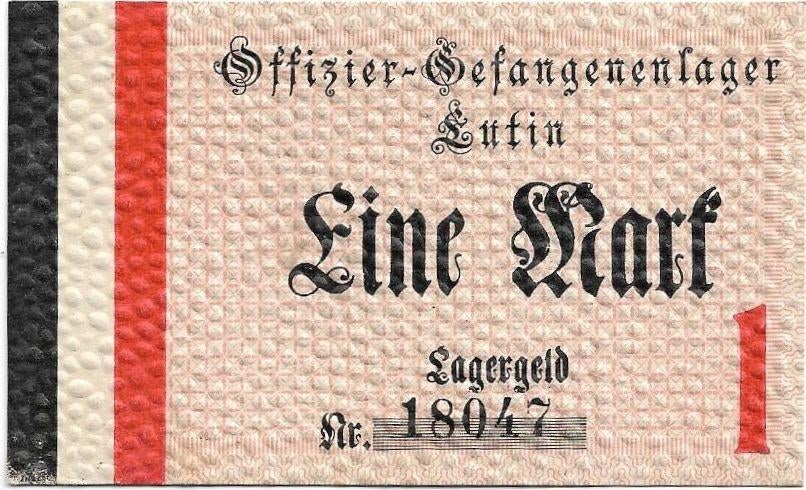WOI kampgeld Eutin 1 mark 1916 POW, Postzegels en Munten, Ophalen of Verzenden, Duitsland, Los biljet