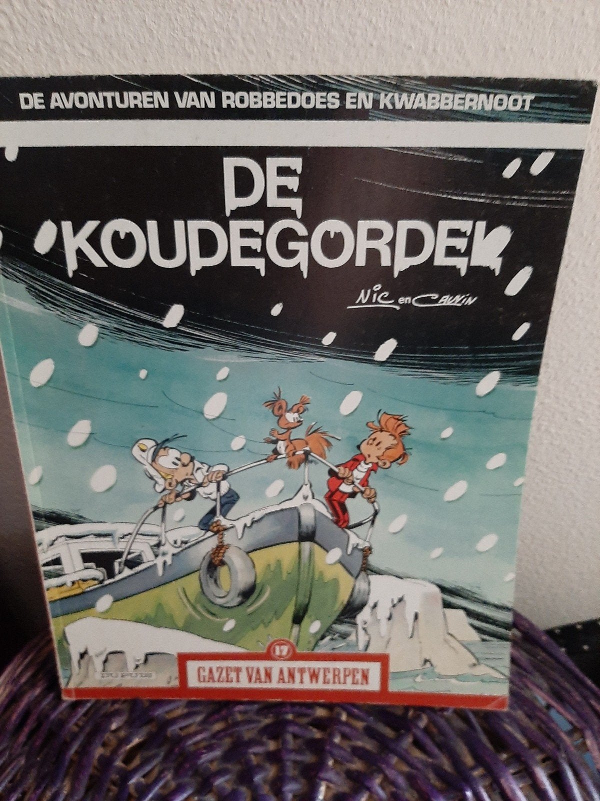 Robbedoes en Kwabbernoot: De Koudegordel, Eén stripboek, Ophalen of Verzenden, Gelezen, Nic en Cauvin