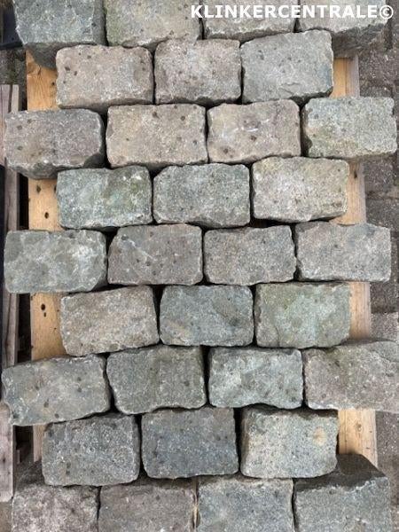 50m2 gemêleerd zweeds graniet kinderkoppen natuursteen klink, Tuin en Terras, Tegels en Klinkers, Bij dit gebruikte product niet te achterhalen