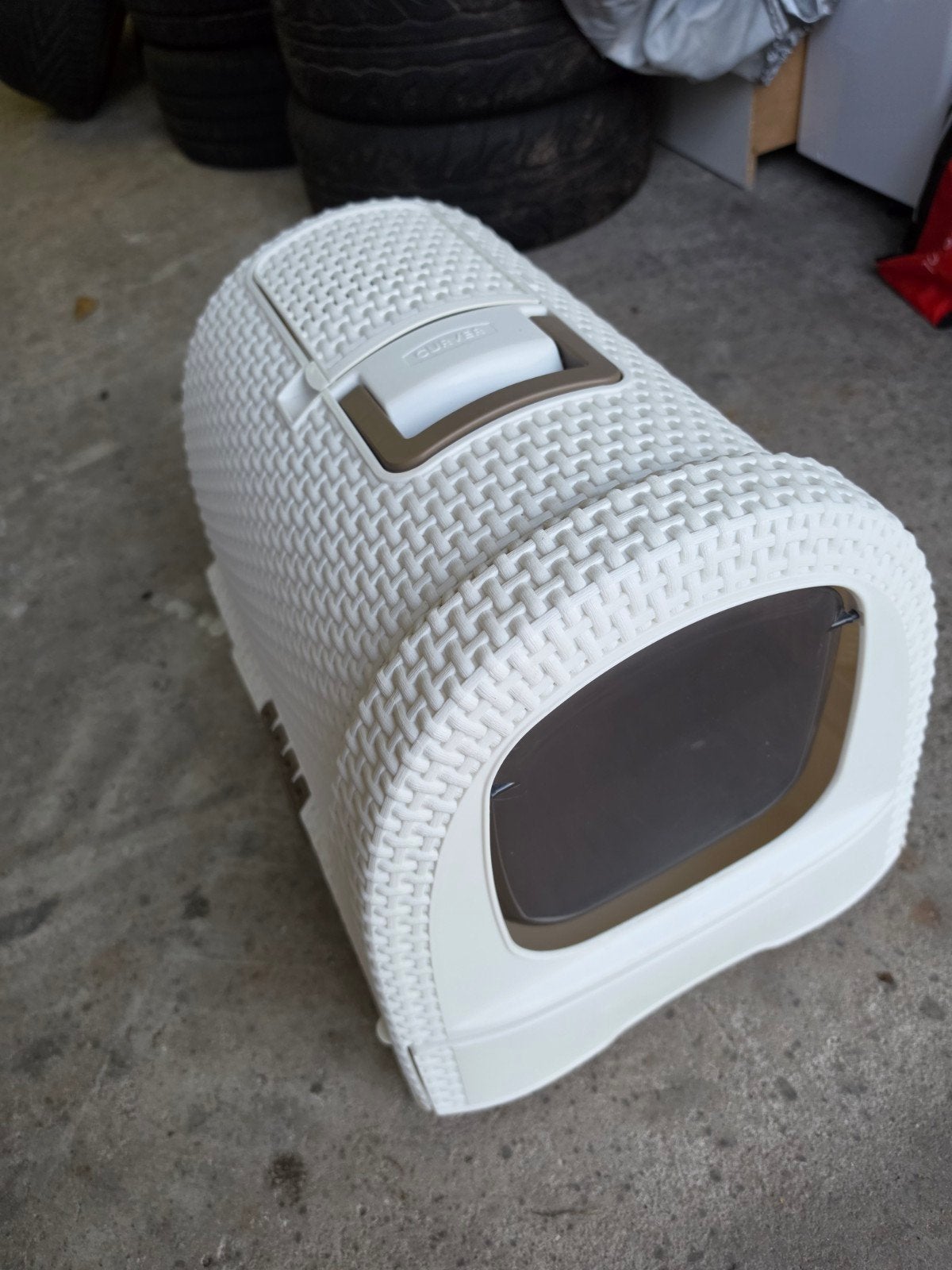 katten bak curver wit, Ophalen of Verzenden
