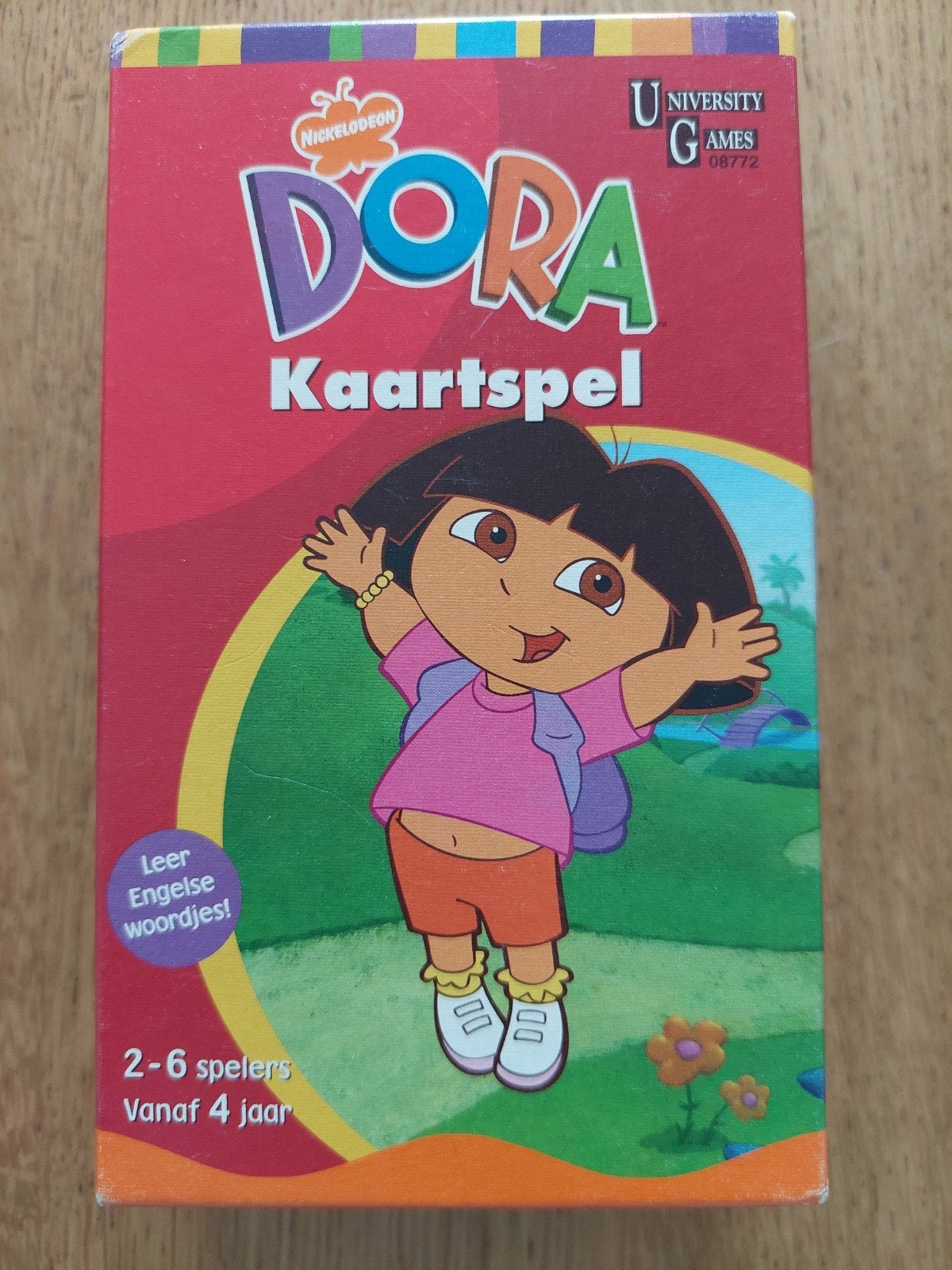 Dora kaartspel,  Engelse woorden leren, Ophalen of Verzenden, Zo goed als nieuw, Taal en Lezen