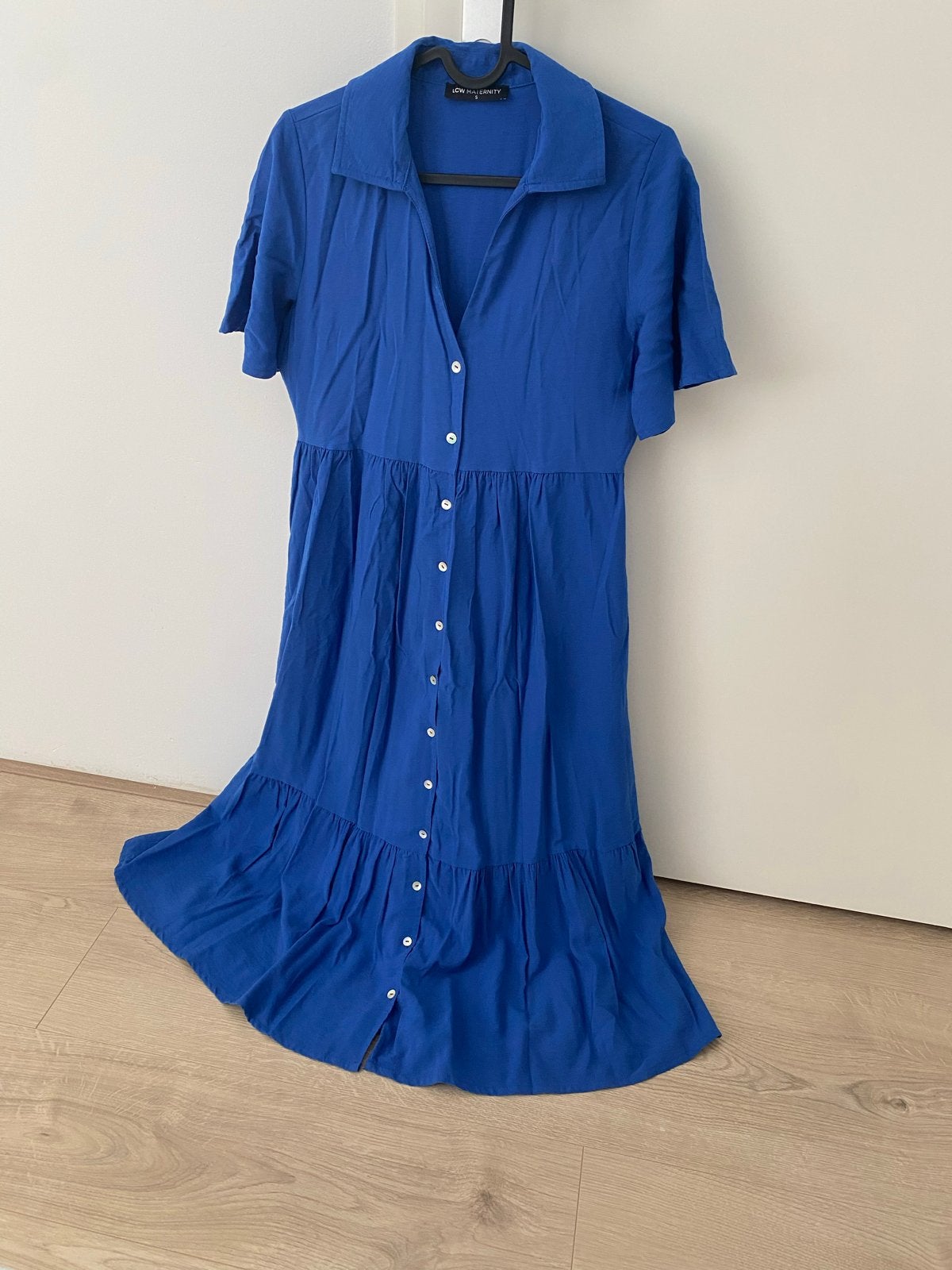 LCW Maternity Blauwe Jurk Maat S, Blauw, Ophalen of Verzenden, Zo goed als nieuw, Maat 36 (S)