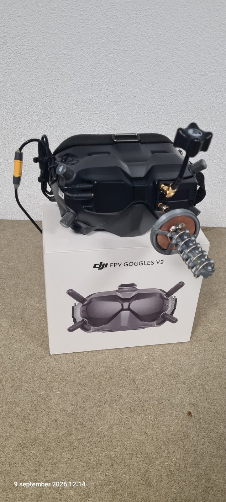 DJI FPV Goggles V2 met TBS Fusion analoge ontvanger, Ophalen of Verzenden, Gebruikt