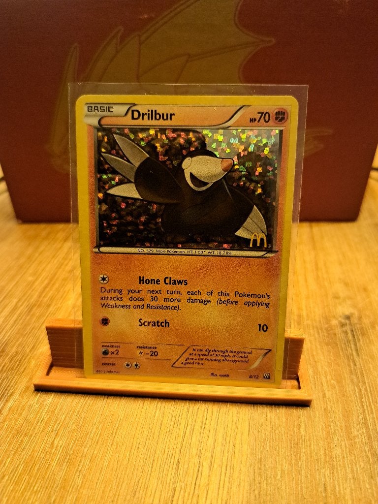 Drilbur 8/12 Mac Donalds 2012 NM+	 € 40,00, Ophalen of Verzenden, Zo goed als nieuw, Losse kaart