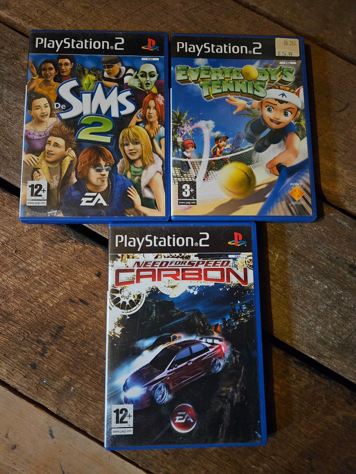 PS2 3 Games., Spelcomputers en Games, Games | Sony PlayStation 2, 1 speler, Ophalen of Verzenden, Gebruikt, Vanaf 12 jaar