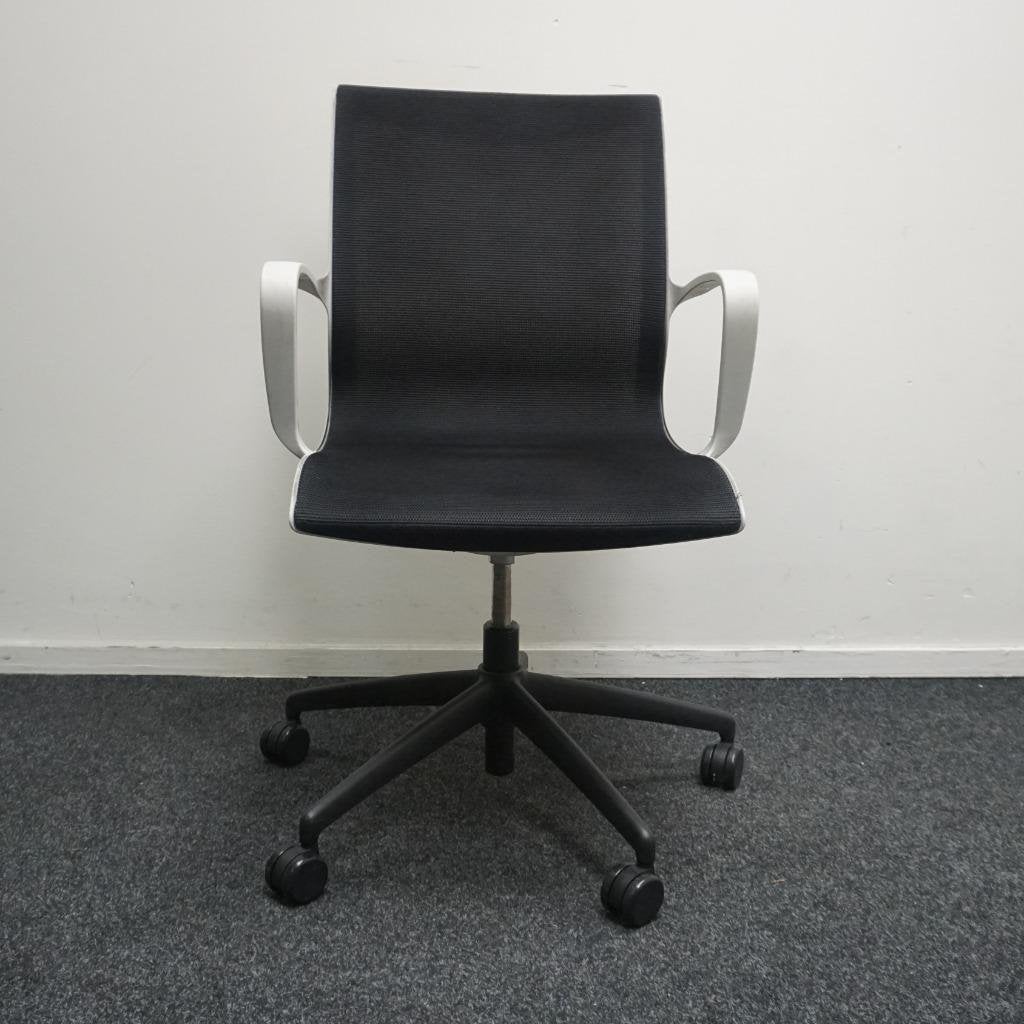 Sitland Soul Air Vergaderstoelen | Netweave | Zwart / Wit, Huis en Inrichting, Stoelen, Kunststof, Gebruikt, Overige kleuren, -