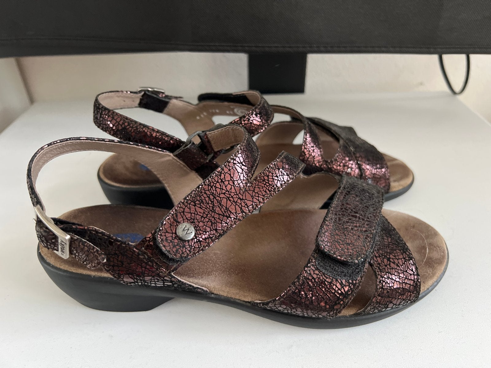 Wolky sandalen maat 41, Verzenden, Gedragen, Bruin, Sandalen of Muiltjes