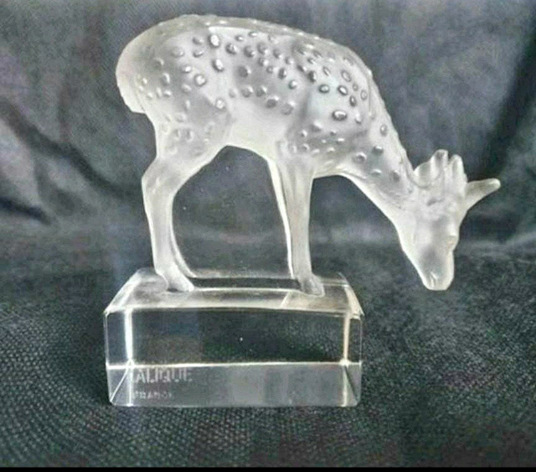 Lalique Deer 1947, Antiek en Kunst, Ophalen of Verzenden