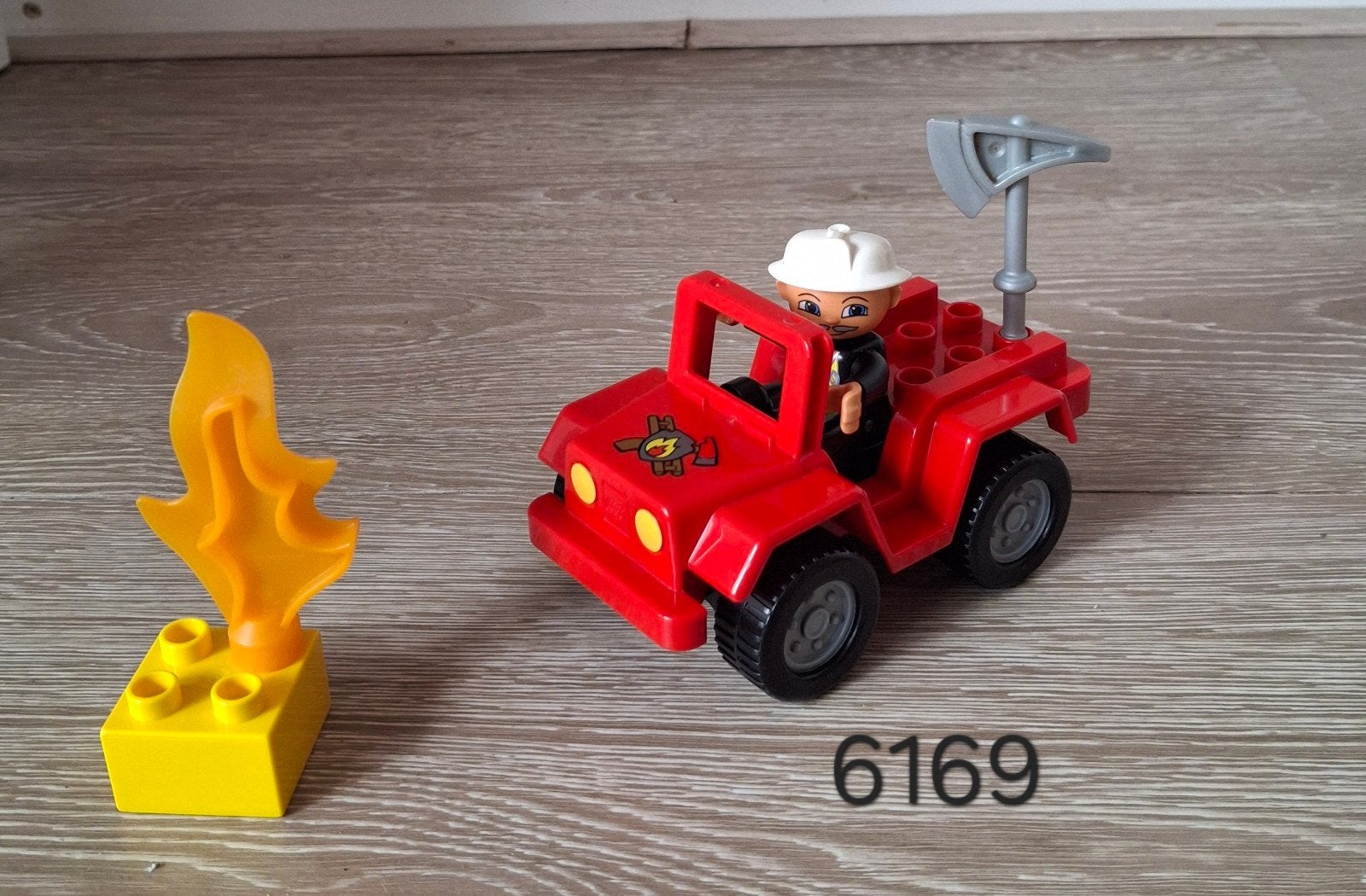 brandweer quad - set 6169, Ophalen of Verzenden, Zo goed als nieuw, Duplo