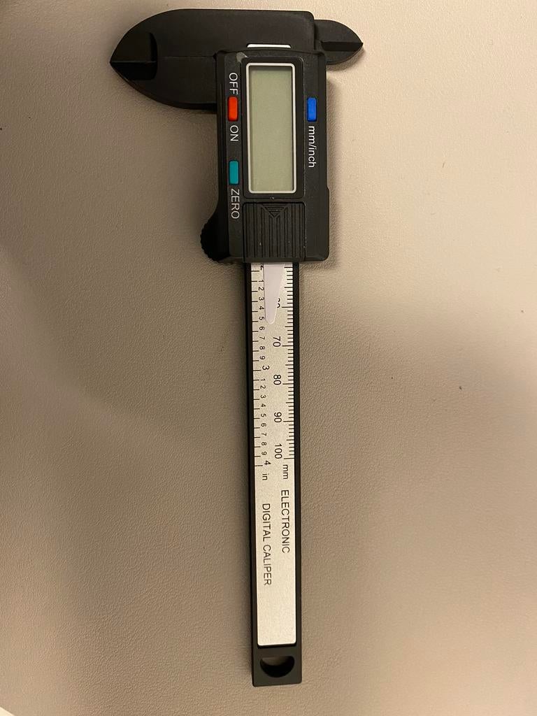 Digitale schuifmaat, inclusief batterij, nieuw, Doe-het-zelf en Verbouw, Meetapparatuur, Ophalen of Verzenden, Nieuw, Afstand