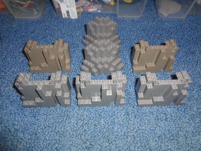 Partij Z344=Lego rotsen, Lego, Lego, Gebruikt, Lego