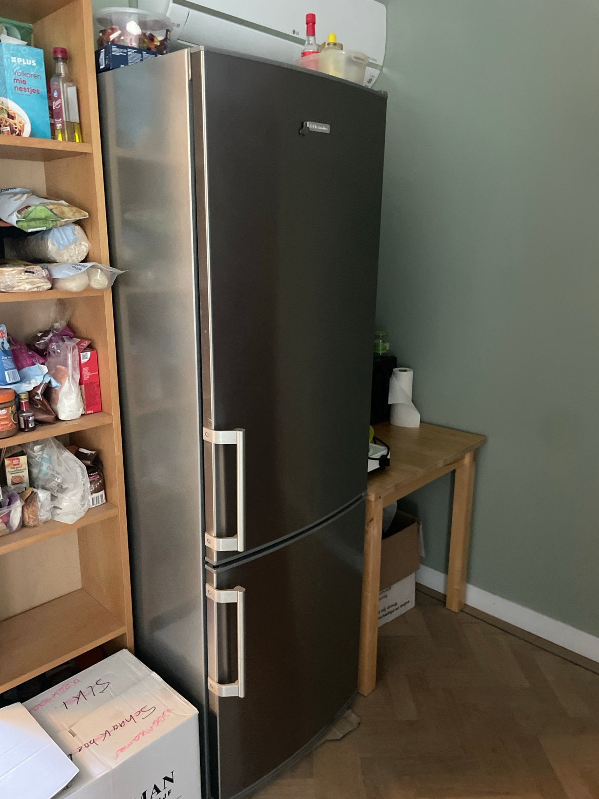 Electrolux Koelkast met Aparte Vriezer - RVS Look, Ophalen, Gebruikt, 200 liter of meer, 60 cm of meer