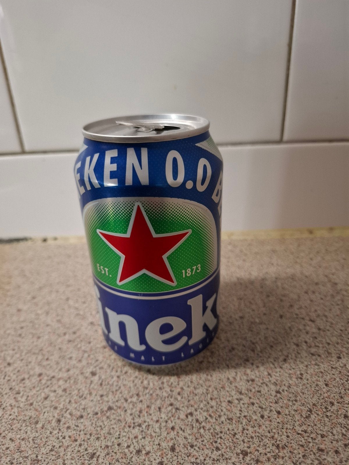 Heineken 0.0 bierblikje, Verzamelen, Biermerken, Ophalen of Verzenden, Nieuw, Heineken
