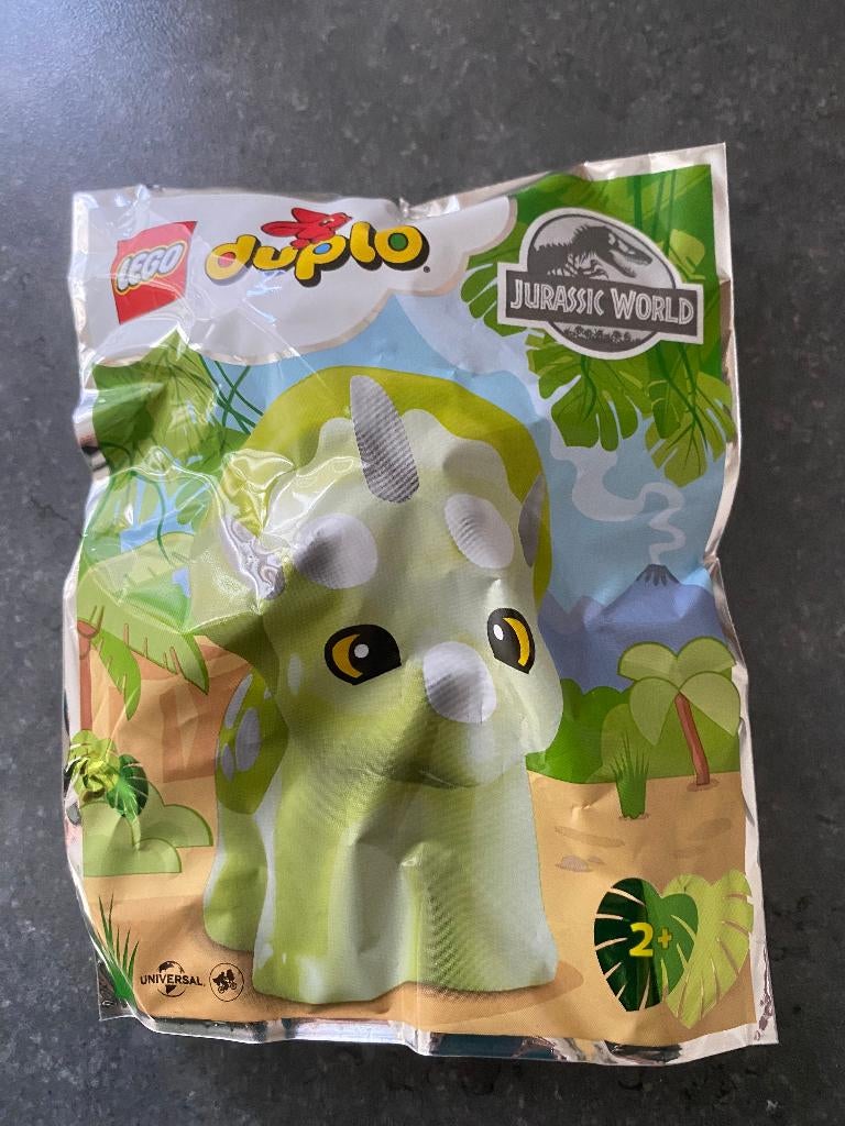 Lego 472210 Duplo Jurassic World Triceratops Baby foil pack, Ophalen, Nieuw, Losse stenen, Duplo