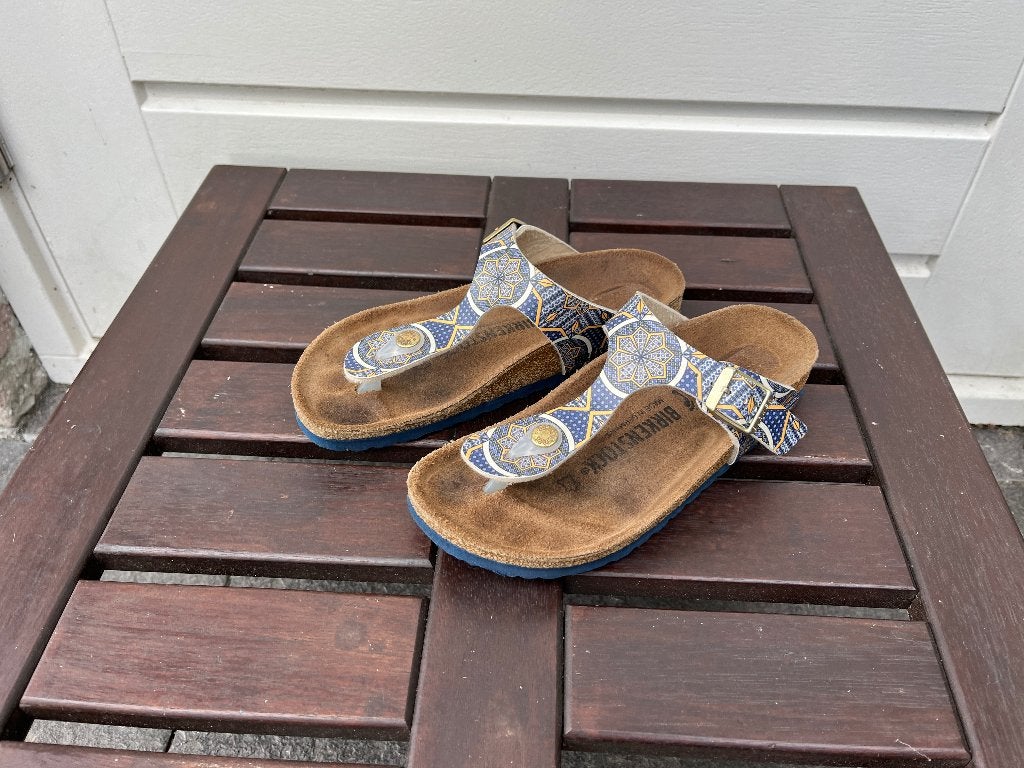 Birkenstock - Gizeh slippers/ sandalen kind/ kid - maat 35, Ophalen, Gebruikt, Meisje, Overige typen