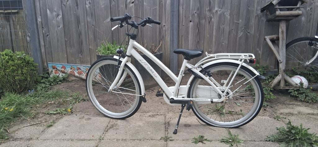 Kinderfiets 24 inch Alpina Curve met lekke band, Fietsen en Brommers, Ophalen of Verzenden, Gebruikt, 20 inch of meer, Alpiba