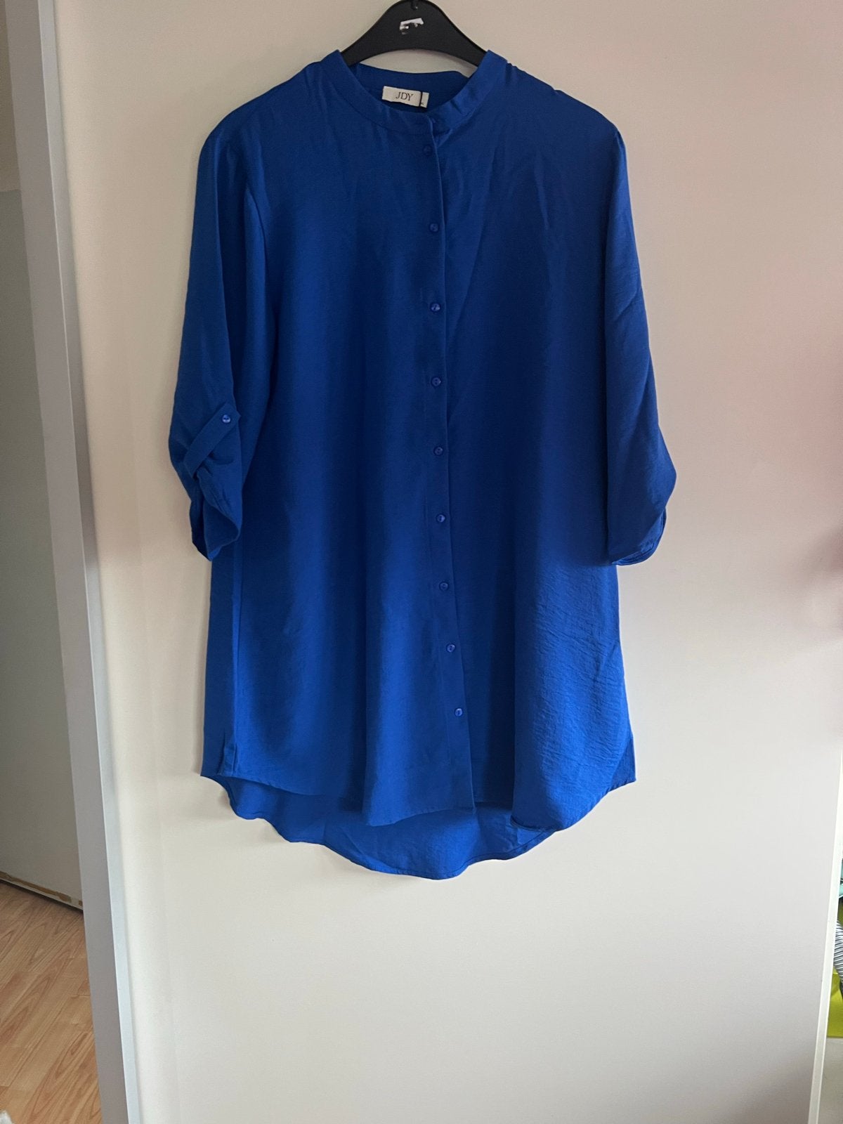 JDY Blauwe Blouse Tuniek Maat XL, Kleding | Dames, Ophalen of Verzenden, Zo goed als nieuw, Maat 46/48 (XL) of groter, Blauw