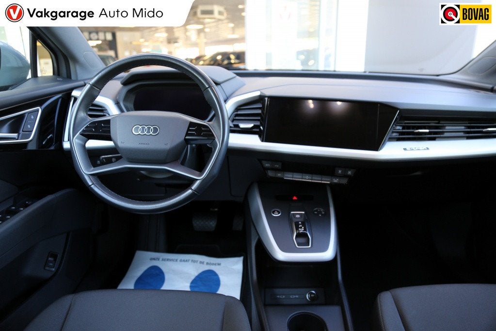 Audi Q4 Sportback e-tron 35 Edition 55 kWh | 1e eigenaar | S, Auto's, Gebruikt, Zwart, Origineel Nederlands, 420 min