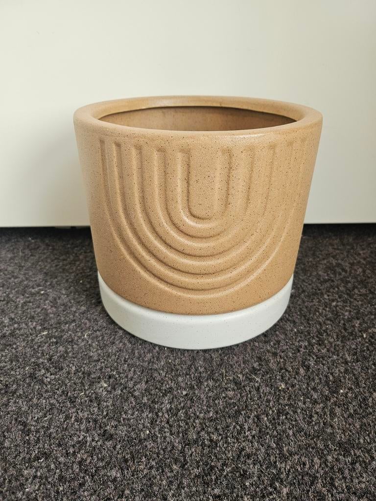 Bloempot, Tuin en Terras, Ophalen, Rond, Aardewerk, Minder dan 40 cm
