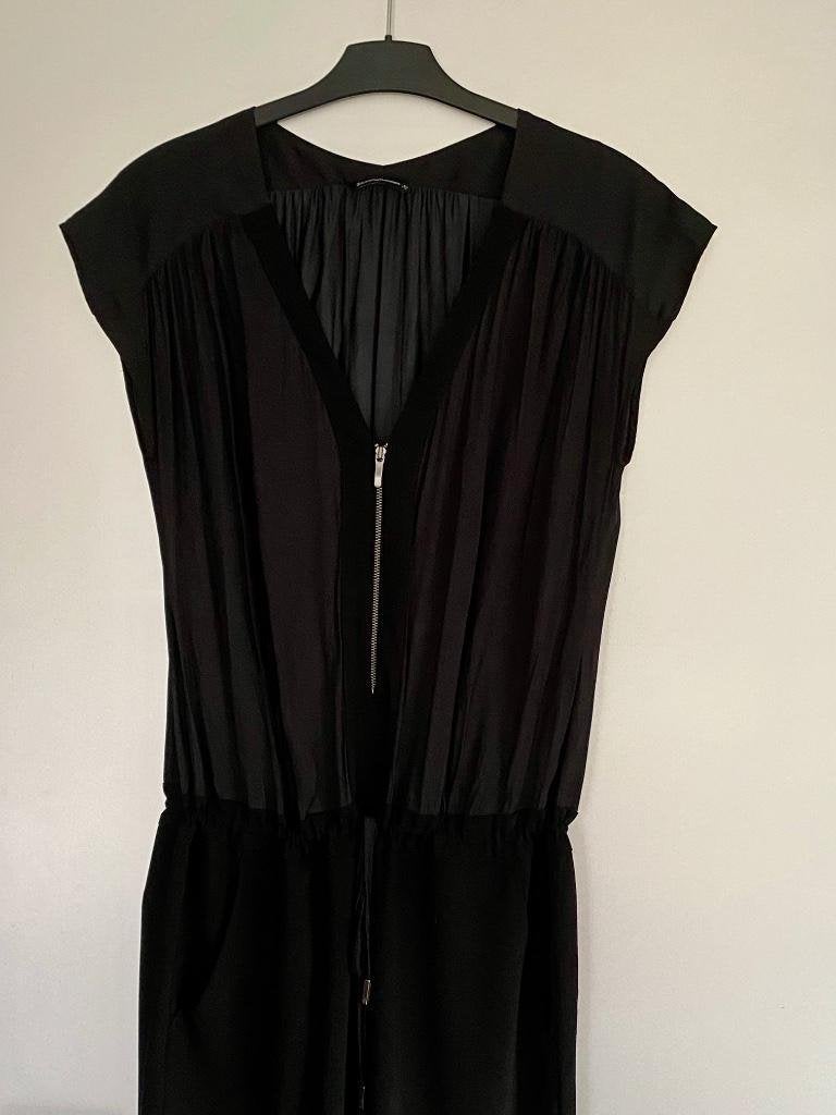 J234 Summum maat 36/38=S/M jumpsuit playsuit overal zwart, Kleding | Dames, Summum, Zwart, Ophalen of Verzenden, Zo goed als nieuw