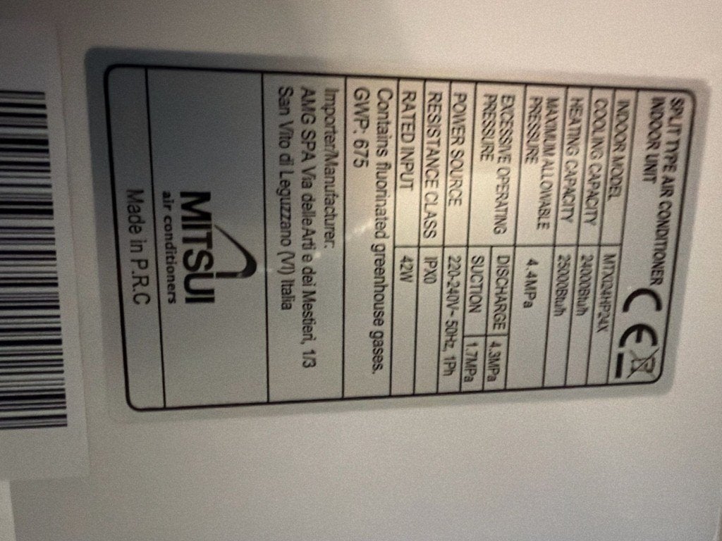 Airco, Ophalen, Verwarmen, Minder dan 60 m³, 3 snelheden of meer