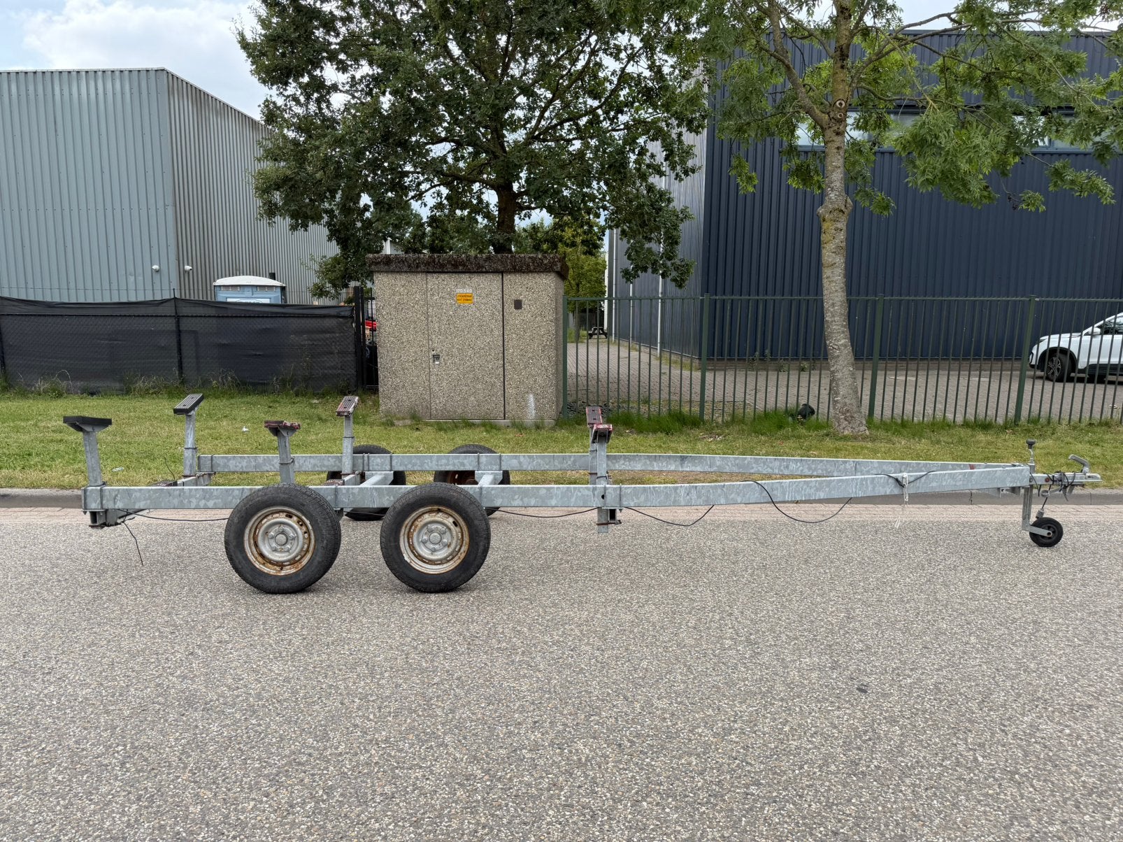 Kalf Dubbel-as boottrailer, Ophalen, Gebruikt, 1500 tot 3000 kg, 6 tot 9 meter