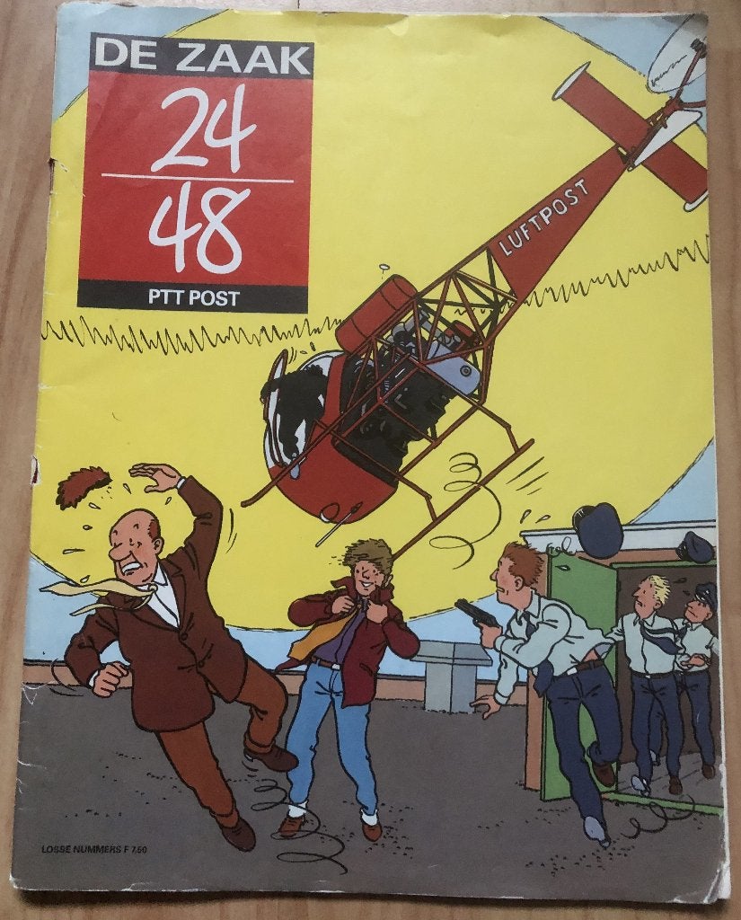 TEUN BERSERIK - DE ZAAK 24/48 - PTT - 1990 - 23 X 30 CM, Eén stripboek, Ophalen of Verzenden, Zo goed als nieuw
