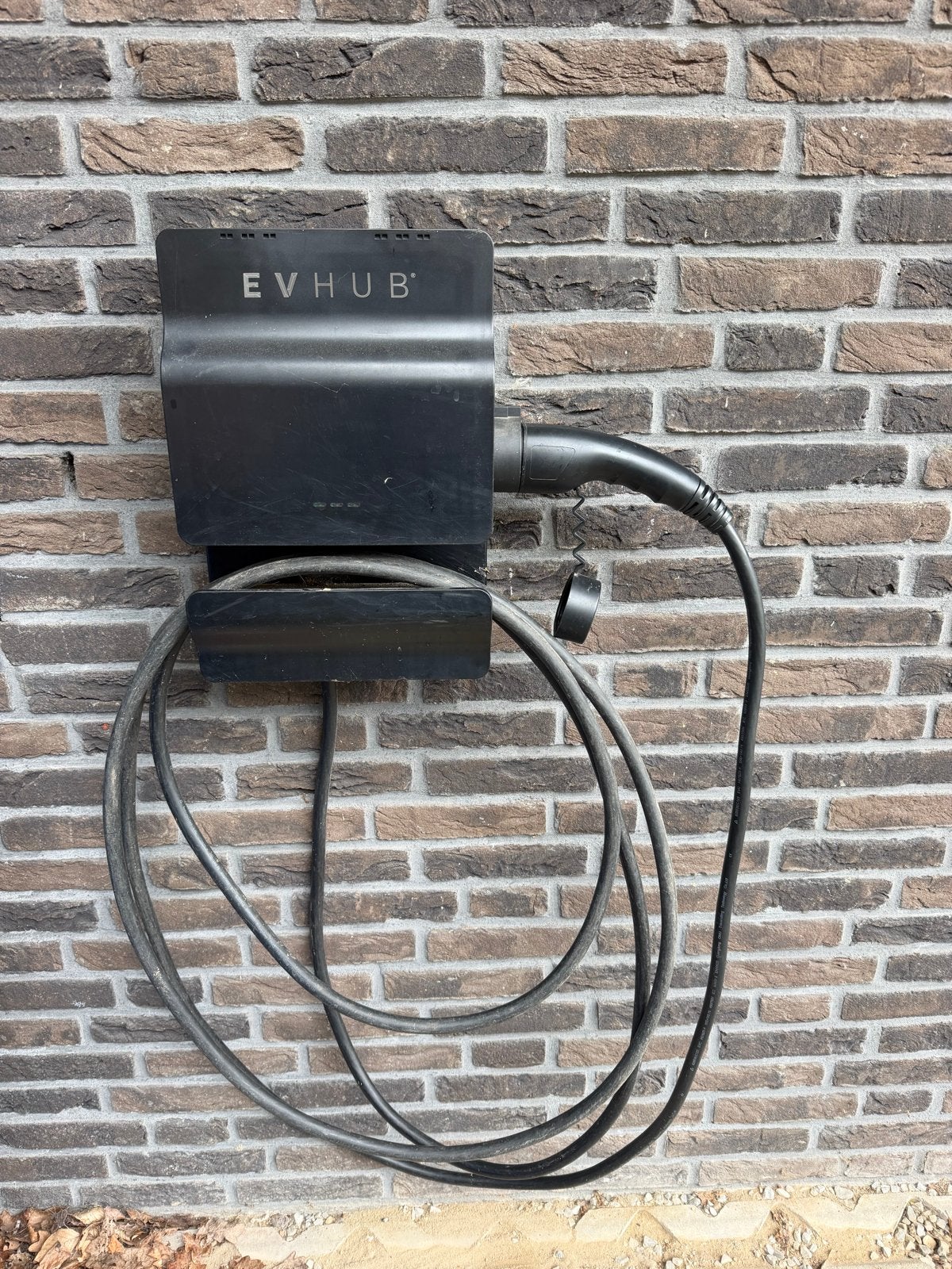 EVHUB Laadpaal met vaste kabel 7m en stopcontact 11kW, Ophalen of Verzenden, Gebruikt, Laadpaal