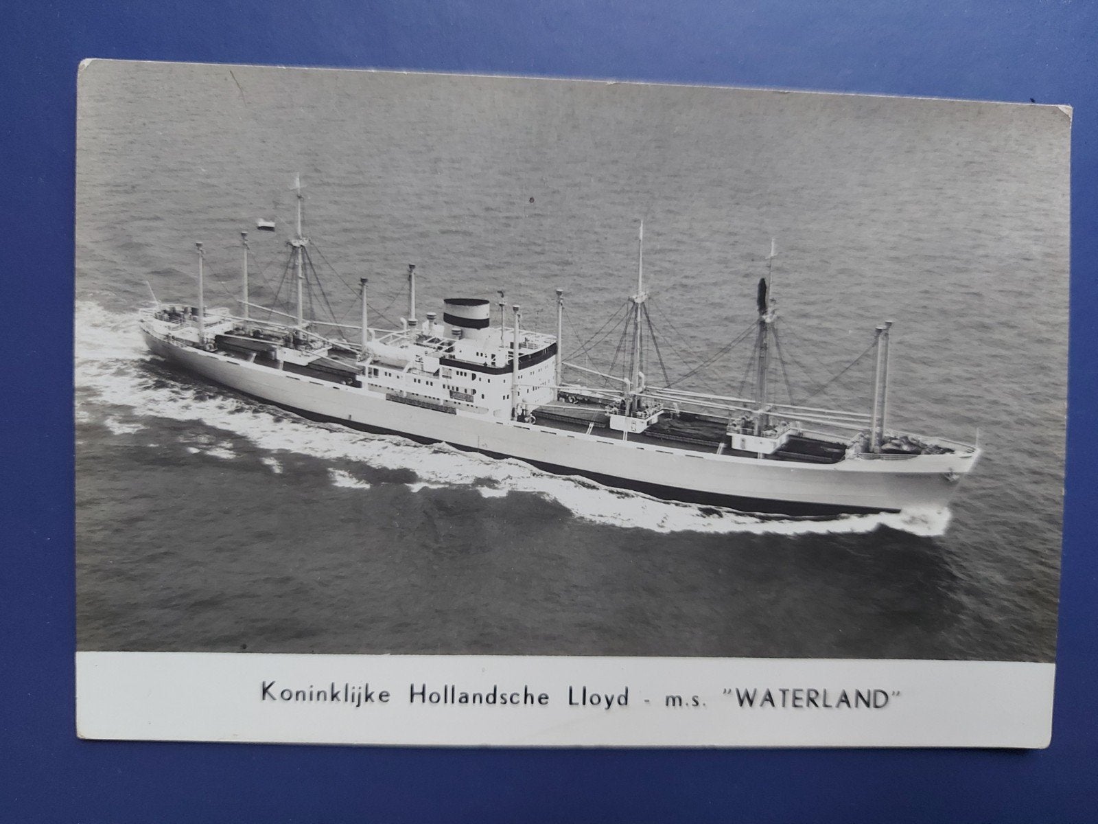Ansichtkaart m.s. "WATERLAND" Koninklijke Hollandsche Lloyd, Ophalen of Verzenden