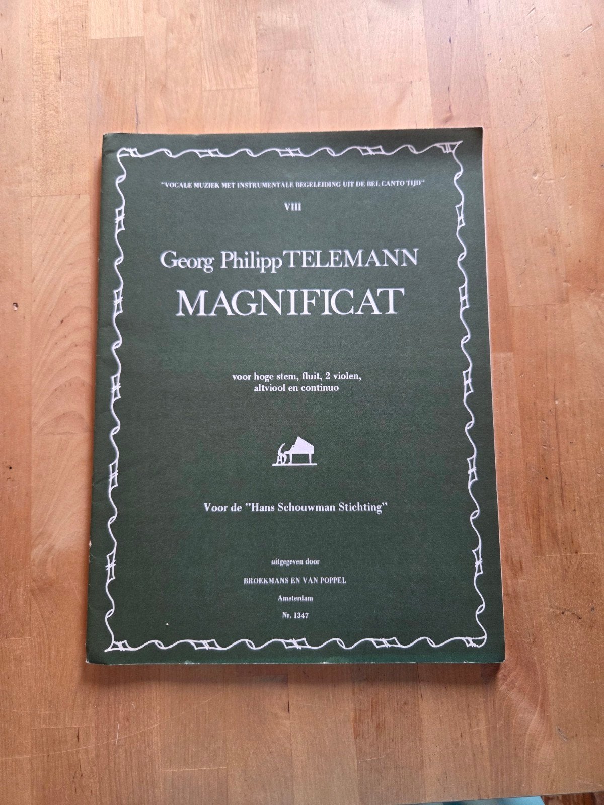 Georg Philipp Telemann - Magnificat (bladmuziek), Gebruikt, Verzenden, Klassiek, Zang